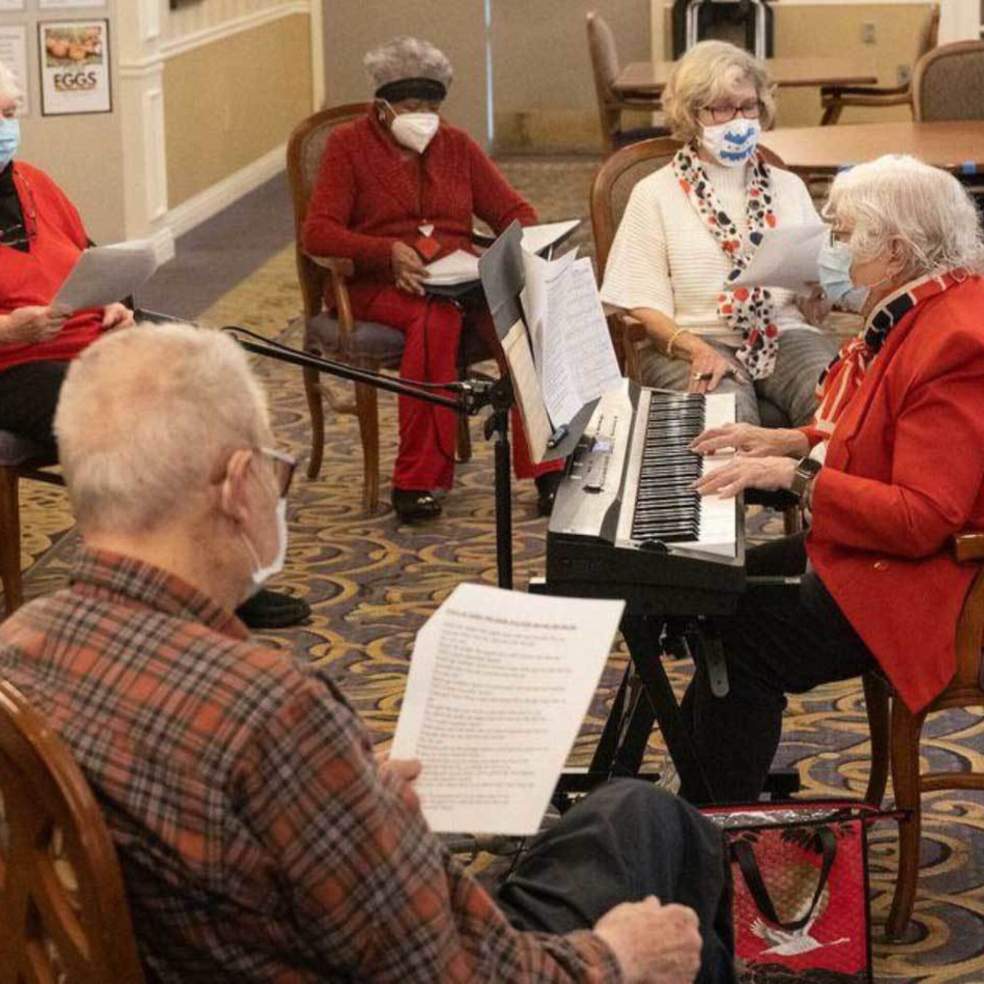Veterans get valentines from seniors