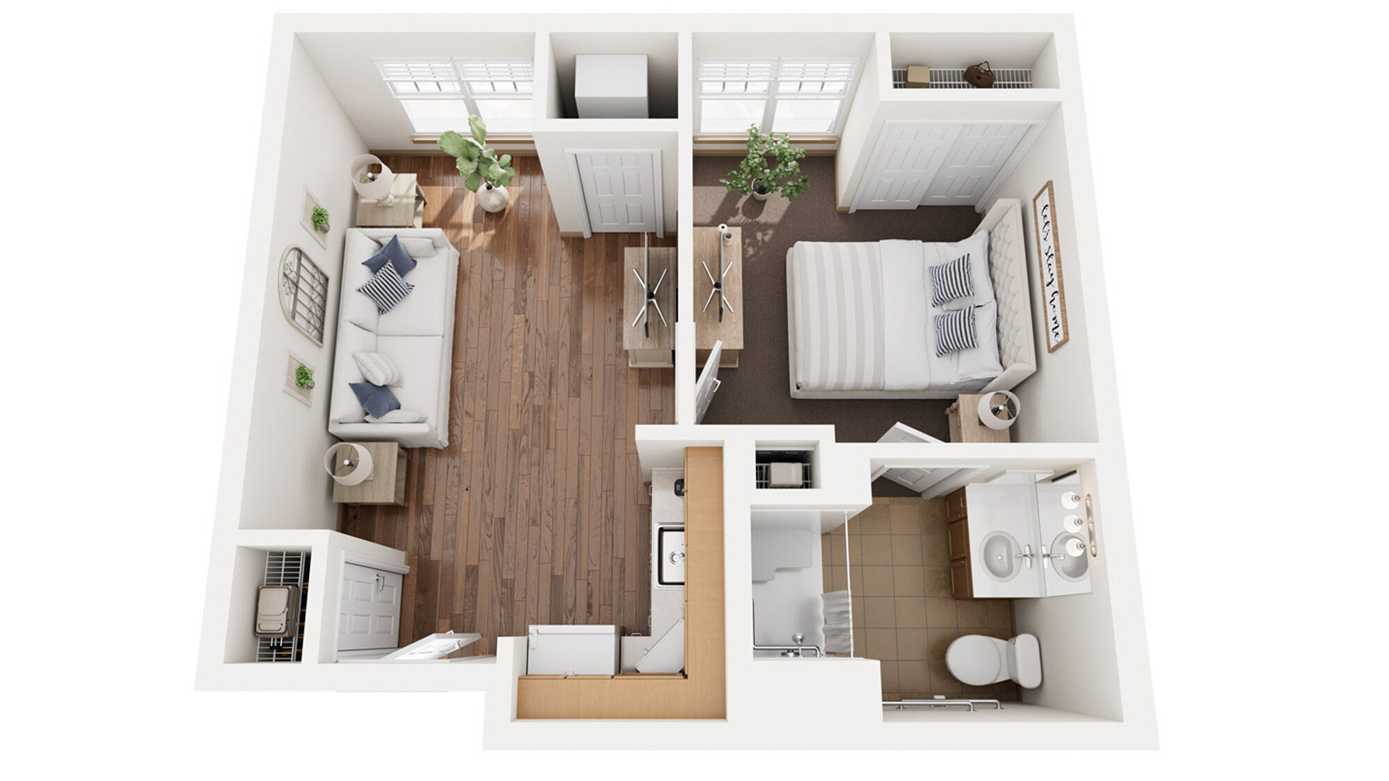 AL Magnolia 3 D Floorplan Wide